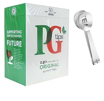 240 Original Pyramid Tea Bags From Great Britain + Tea Bag Spoon