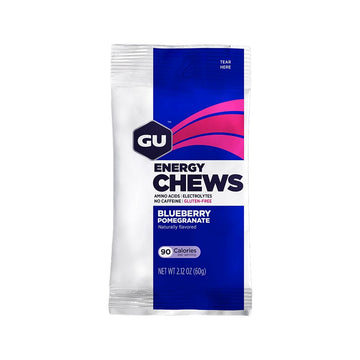 Gu Energy Chews, Blueberry Pomegranate Energy Gummies With Electrolyte1.59 Pounds
