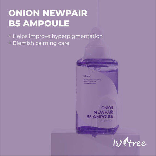 Isntree Onion Newpair B5 Ampoule 50 1.69 . | Blemish And Calming Care | Mild And Watery Formula