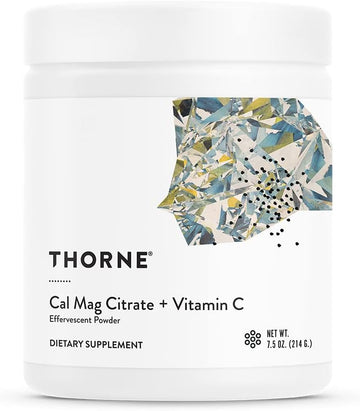 Thorne Cal Mag Citrate + Vitamin C - Effervescent Powder - Calcium And