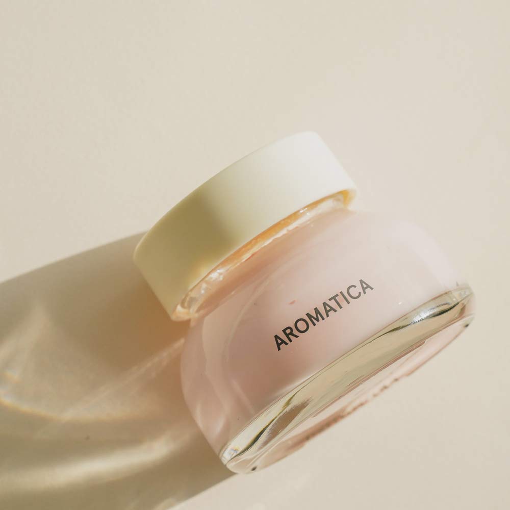 AROMATICA Reviving Rose Infusion Cream 1.7 oz / 50ml, Vegan,