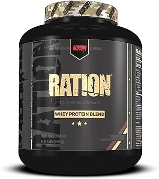 Redcon1 Ration Whey Protein, Cookies N' Cream - Keto Friendly + Gluten