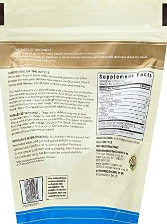 Spectrum Essentials Organic Ground Chia Seed
