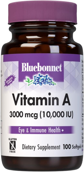 Bluebonnet Nutrition Vitamin A 10,000 Iu From Deep Sea, Cold Water, Fi