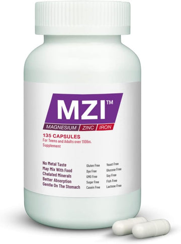 Brain Ready Nutrition For Teens/Adults Over 110Lbs - Mzi Magnesium,