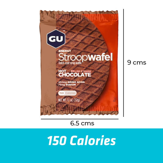 Gu Energy Stroopwafel Sports Nutrition Waffle, 16-Count, Hot Chocolate1 Pounds