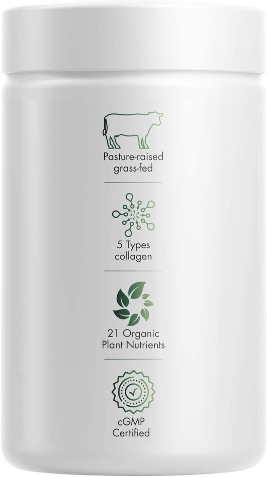 Codeage Multi Collagen Protein + Organic Raw Greens Superfoo