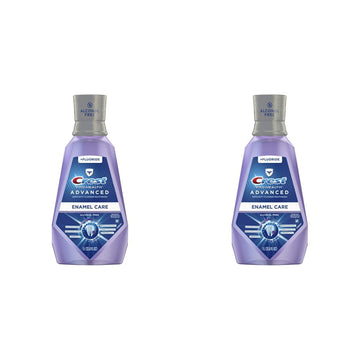 Crest Pro-Health Advanced Mouthwash, Alcohol Free, Enamel Care, 1 L (33.8  ) (Pack of 2)