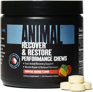 Animal Recovery Chews, Fast Acting Recovery With Bcaa, Taurine And Glu
