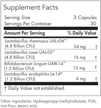 Nutricology Gastro Flora - Probiotic - Gi And Immune Support - 90 Vege4.16 Ounces