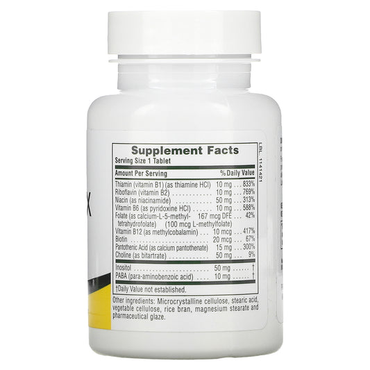 Nature'S Plus, B-Complex With Rice Bran, Tablets