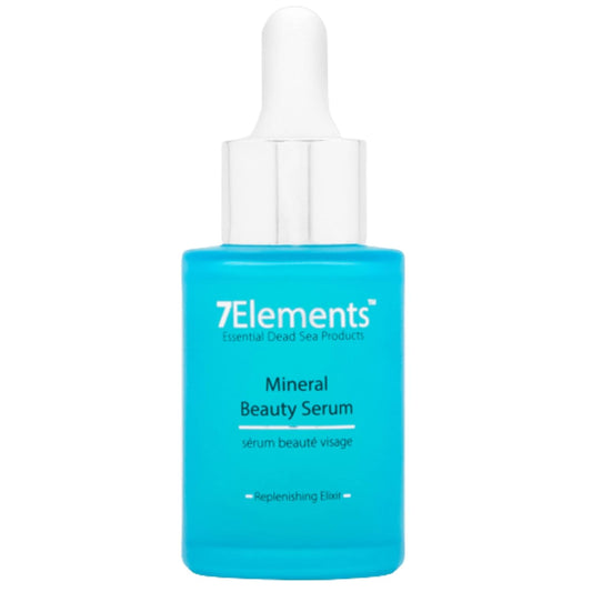 7Elements Vitamin C and hyaluronic acid Serum for Face Anti Aging 50 Paraben Free Dead Sea Minerals Argon Oils Hydrating Face Serum for radiant skin