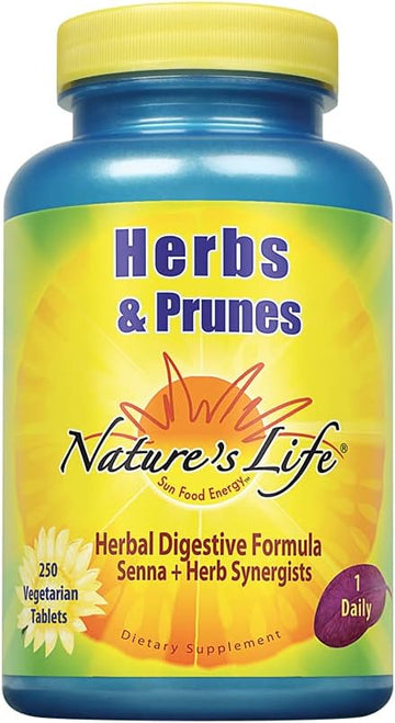 Nature'S Life Herbs & Prunes | 400Mg Senna & Herbal Blend Fo