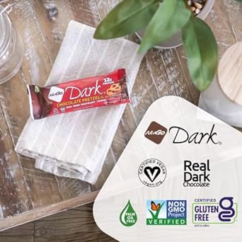 Nugo Dark Pretzel And Sea Salt, 12G Vegan Protein, 200 Calorie, Gluten0.42 Ounces
