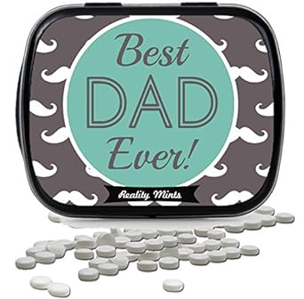 Best Dad Ever Mints - Thoughtful Gift For Fathers Fun Easter Gifts For Dads Stocking Stuffers For Dads Cool Novelty Gift