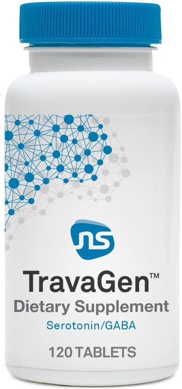 Neuroscience Travacor - Stress & Mood Support Supplement To Support Calm & Reduce Worrying - Vitamin C, Vitamin B12, L Theanine, Vitamin B6 & 5 Htp - Gaba Neurotransmitter Supplement