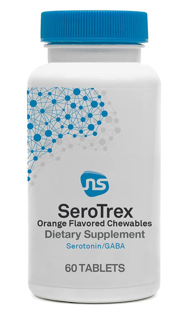 Neuroscience Serotrex - Chewable 5-Htp With L-Theanine To Support Mood, Calm And Rest In Adults & Children (60 Orange Flavor Chewable Tablets)