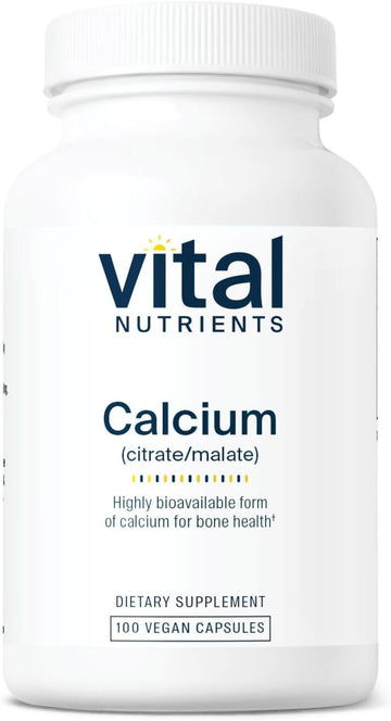Vital Nutrients Calcium Citrate And Malate Complex 150Mg | Vegan Suppl