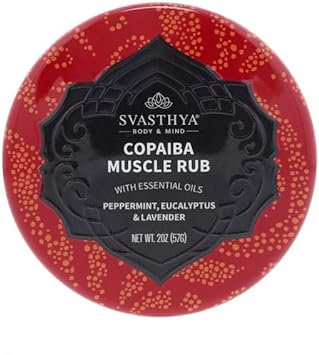 Svasthya Body & Mind Copaiba Muscle Rub - Relieve Aching, Sore Muscles