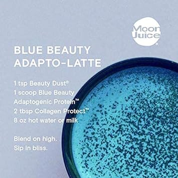 Moon Juice - Blue Beauty - Adaptogenic Plant Based Protein Powder with