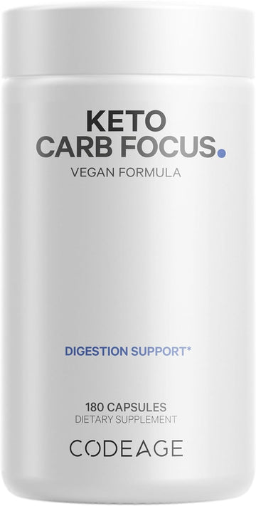 Codeage Keto Carb, White Kidney Bean, Green Tea & Cinnamon Bark Supple6 Ounces