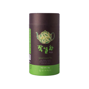 Hankook Tea Jungsun Jaksul Green Tea, 80G Canister