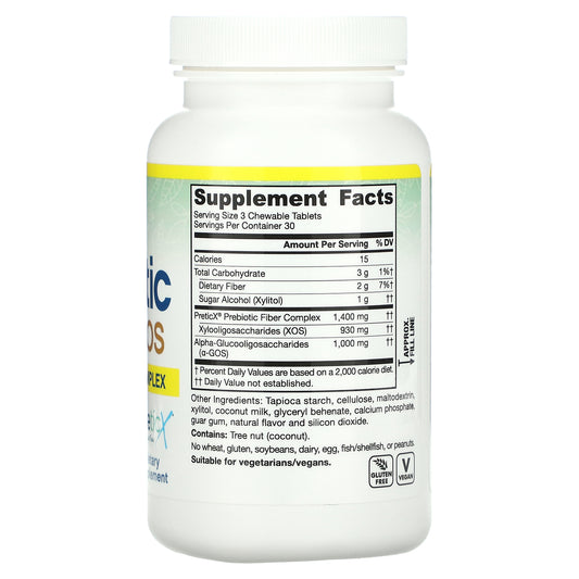 Jarrow Formulas, Prebiotic Xos + A-Gos Chewable Tablets