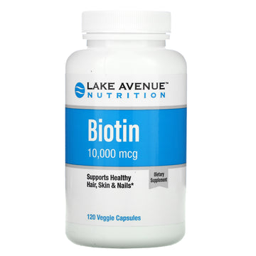 Lake Avenue Nutrition, Biotin, 10,000 Mcg,  Veggie Capsules