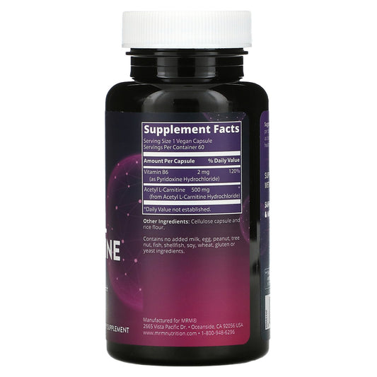 Mrm, Nutrition, Acetyl L-Carnitine
