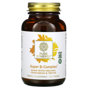 Pure Synergy, Organic Super B-Complex,Tablets
