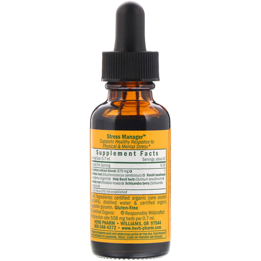 Herb Pharm, Stress Manager