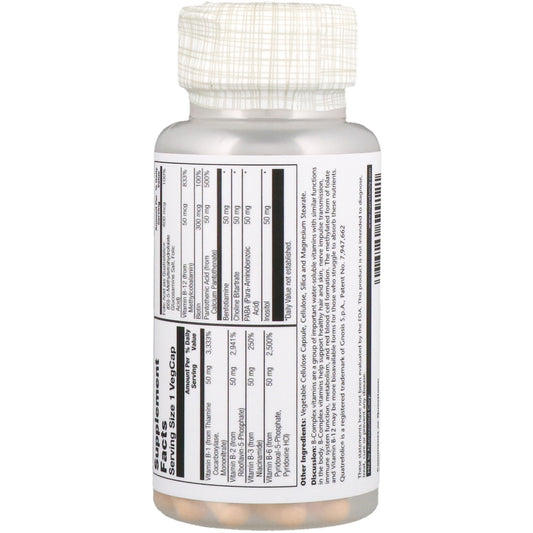 Solaray, Methyl B-Complex 50, Vegcaps