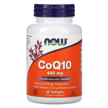Now Foods, Coq10, 400 Mg Softgels