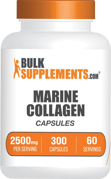 Bulksupplements.Com Marine Collagen Capsules - Collagen Supp