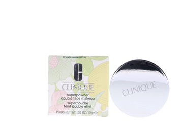 Clinique SuperPowder Double Face Makeup Powder Compact .35  , Matte Neutral