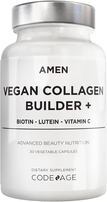 Amen Plant-Based Vegan Collagen Builder Supplement - Organic