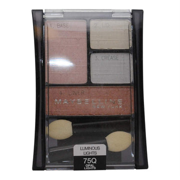 Maybelline New York Expert Wear Luminous Lights Eyshadow Quad, 75Q Opal Lights, 0.17  (Pack of 6)