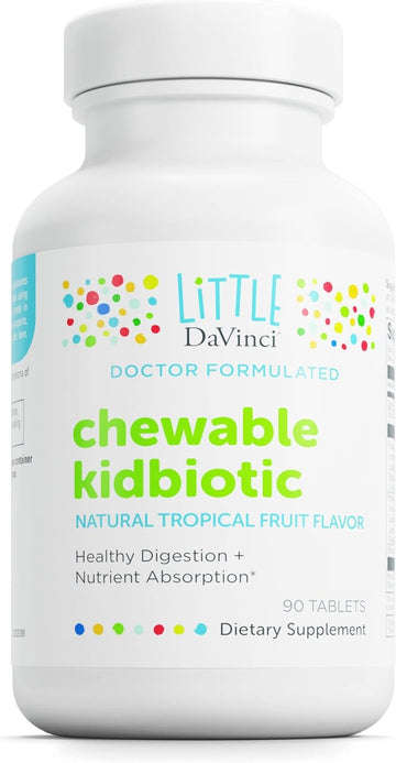 Davinci Labs Chewable Kidbiotic - Kids Probiotics To Support Digestion5.92 Ounces