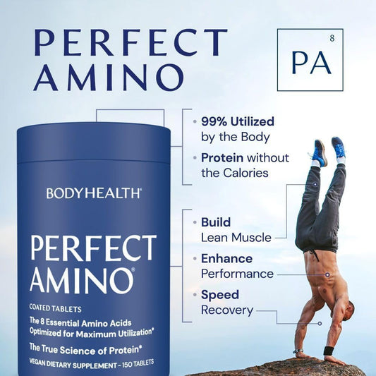 Bodyhealth Perfectamino Easy To Swallow Tablets, Essential Amino Acids