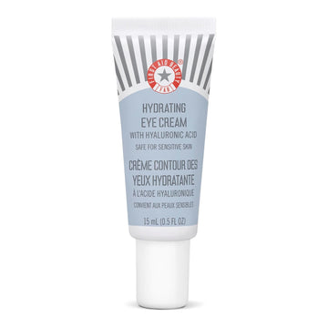 First Aid Beauty Hydrating Eye Cream With Hyaluronic Acid – Helps Reduce Puffiness and Hydrate, Smooths Fine Lines & Wrinkles – 0.5
