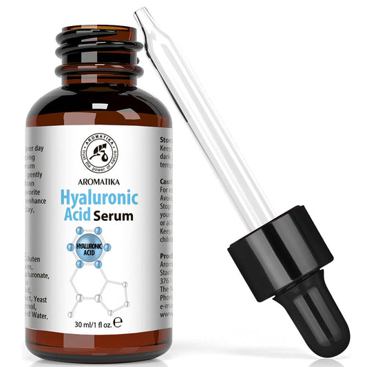 Hyaluronic Acid Skin Serum 1.0  - For Face & Skin Care - Glass Bottle - W/Hyaluronic Acid For All Skin Types - Anti Age Serum