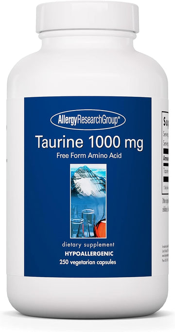 Allergy Research Group - Taurine 1000 Mg - Energy, Cardiovascular Supp