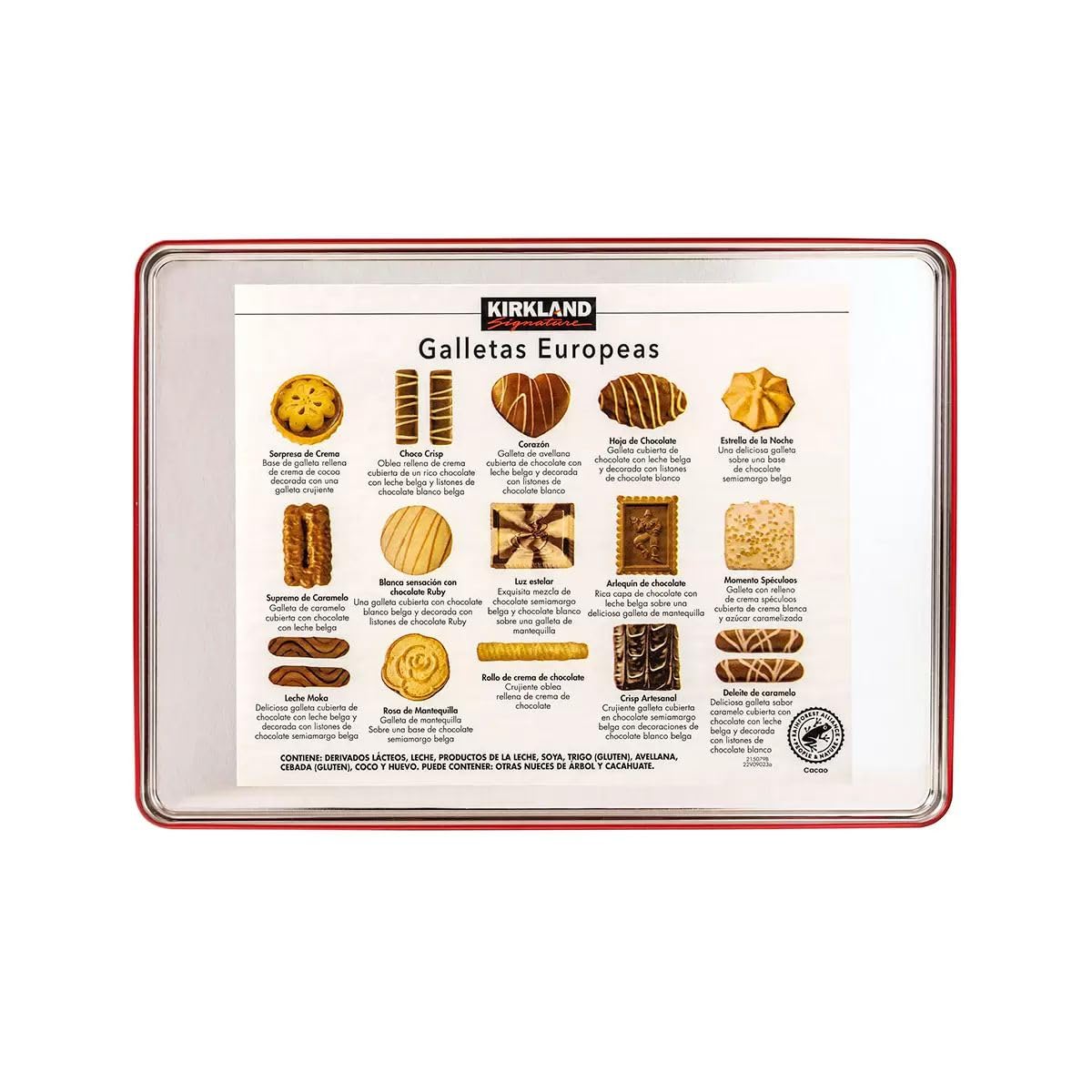 European Cookies Kirkland Signature with Belgian, Chocolate