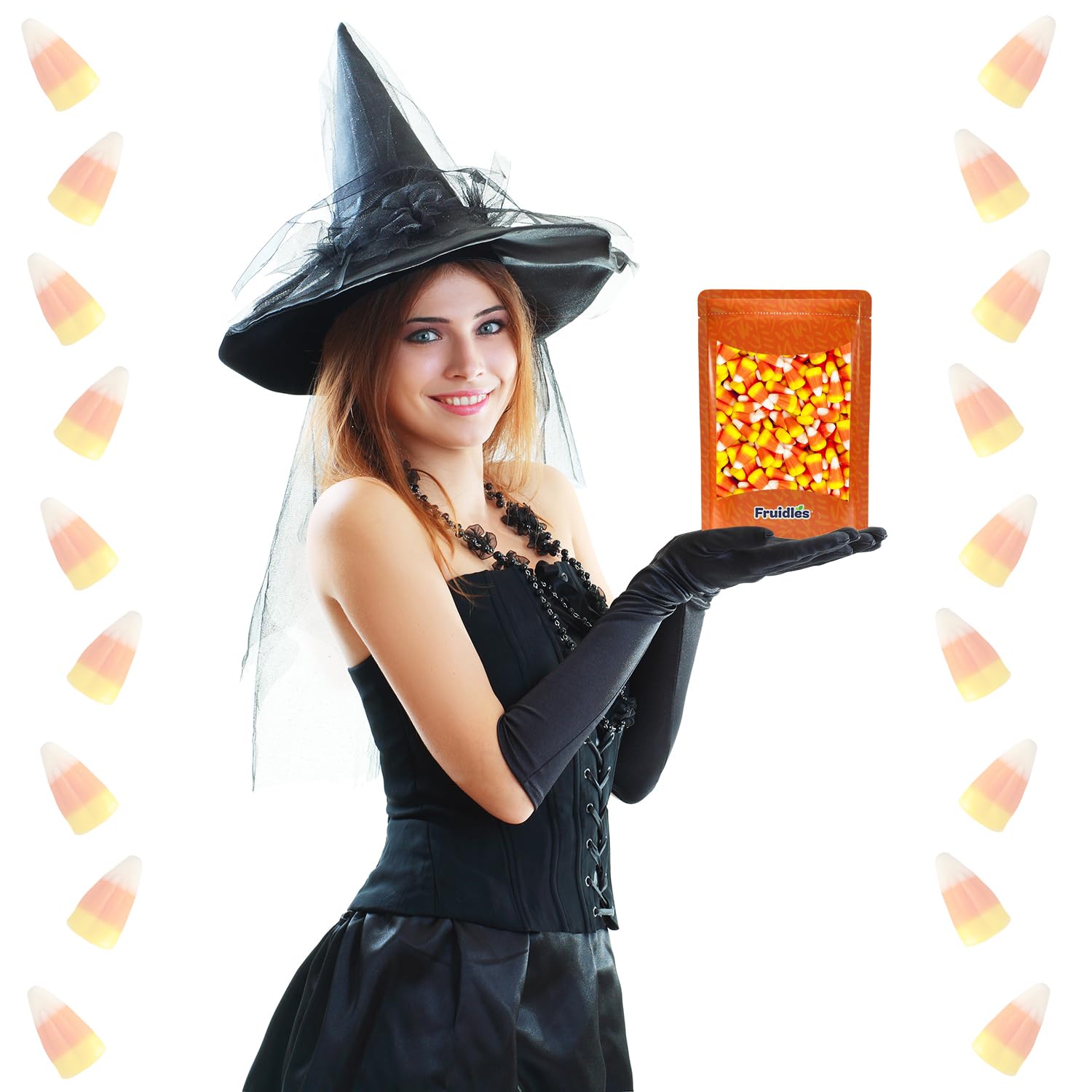 Fruidles Candy Corn, Classic Halloween Candy Treats- Dragon