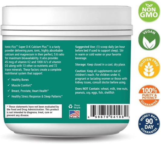 Pure Essence Ionic Super D-K Calcium Plus By Pure Essence - With Extra