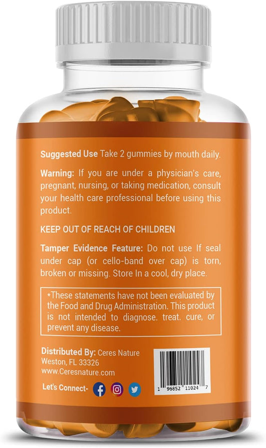 Pumpkin Seed Oil Gummies 4,000 mg for Hair Growth, Urinary Tract Support, Bladder Control Supplement, Younger Looking Sk