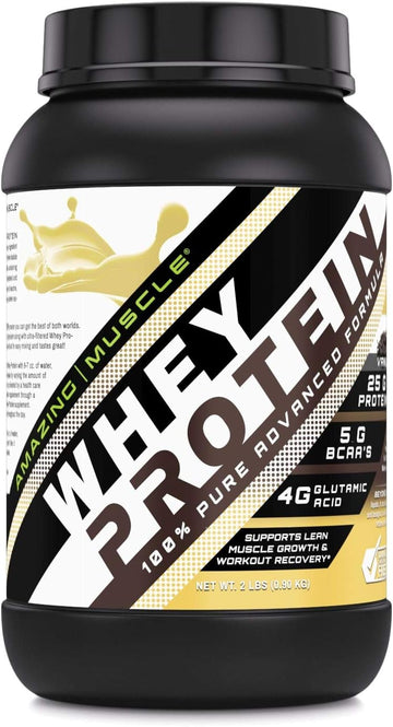 Amazing Muscle 100% Whey Protein Powder *Advanced Formula With Whey Pr