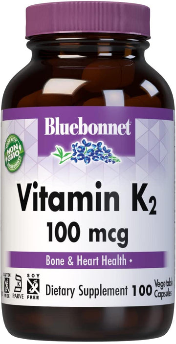 Bluebonnet Vitamin K2 Vegetarian Capsules