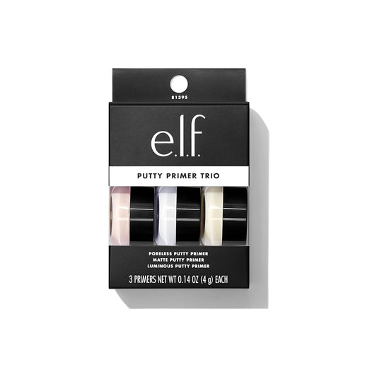 e.l.f. Putty Primer Trio | Includes Poreless Putty, Matte Putty & Luminous Putty | Travel Size | 0.14  (4g) each