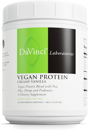 Davinci Labs Vegan Protein - Protein Powder Supplement For Weight Supp
